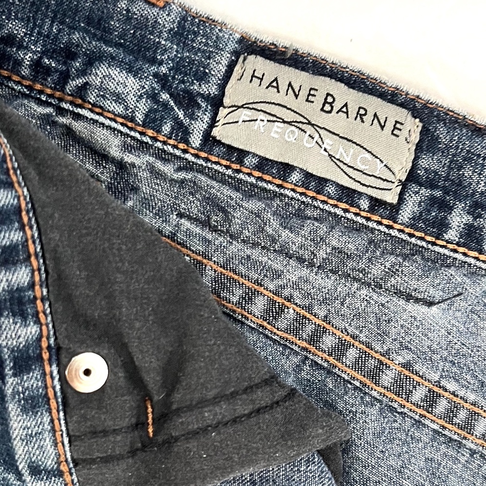 VNTG Jhane Barnes Frequency Straight Leg Jeans, 100% Cotton, 34W - Picture 6 of 10